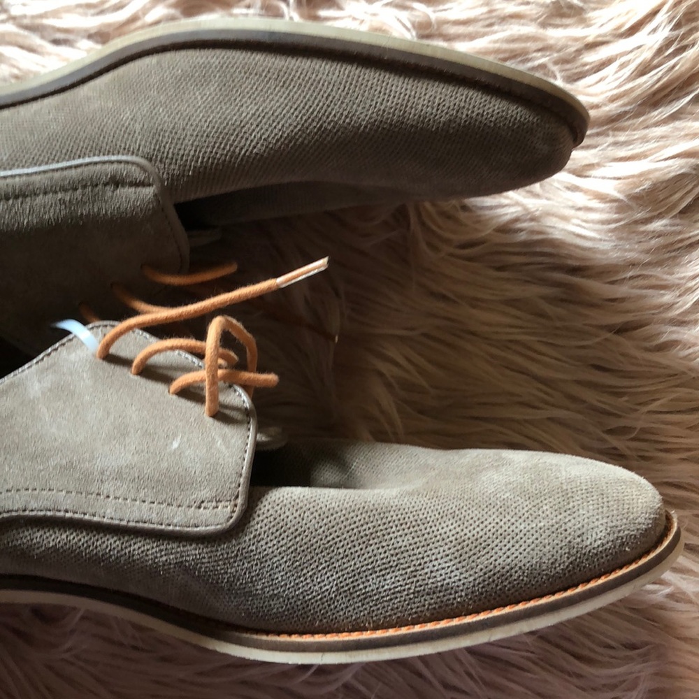 MODERN FICTION Perforated Suede Plain Toe Derby - Picture 7 of 9